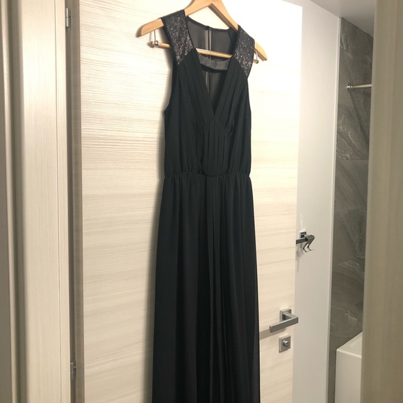 BCBG Black Floor Length Dress - Picture 8 of 11